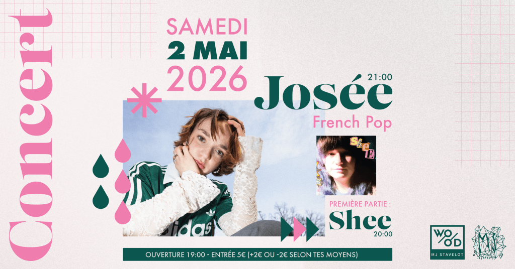 MJ CONCERT – Soirée French pop avec Josée et Shee